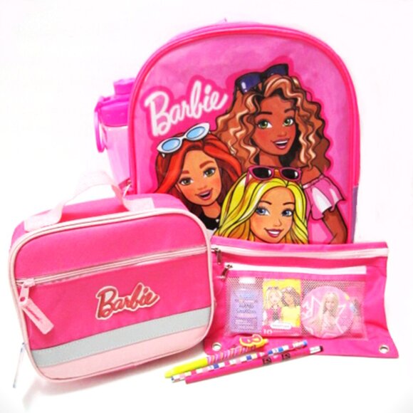Barbie Other - Barbie & Friends Backpack Set 12 items NEW